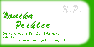 monika prikler business card